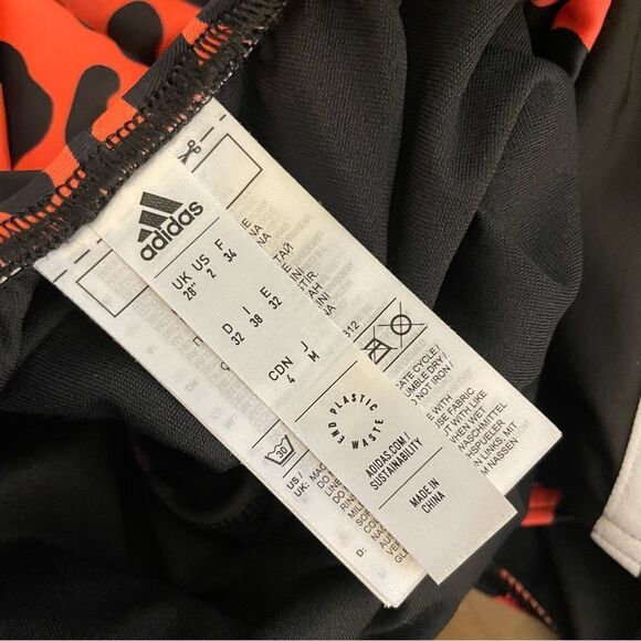 Adidas | Rich Mnisi Printed One Piece Swimsuit Size 2 - Picture 6 of 7